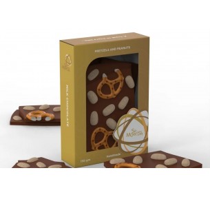Milk  Chocolate Shards with Pretzel & Peanut